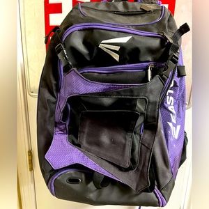 Easton purple and black ball bag